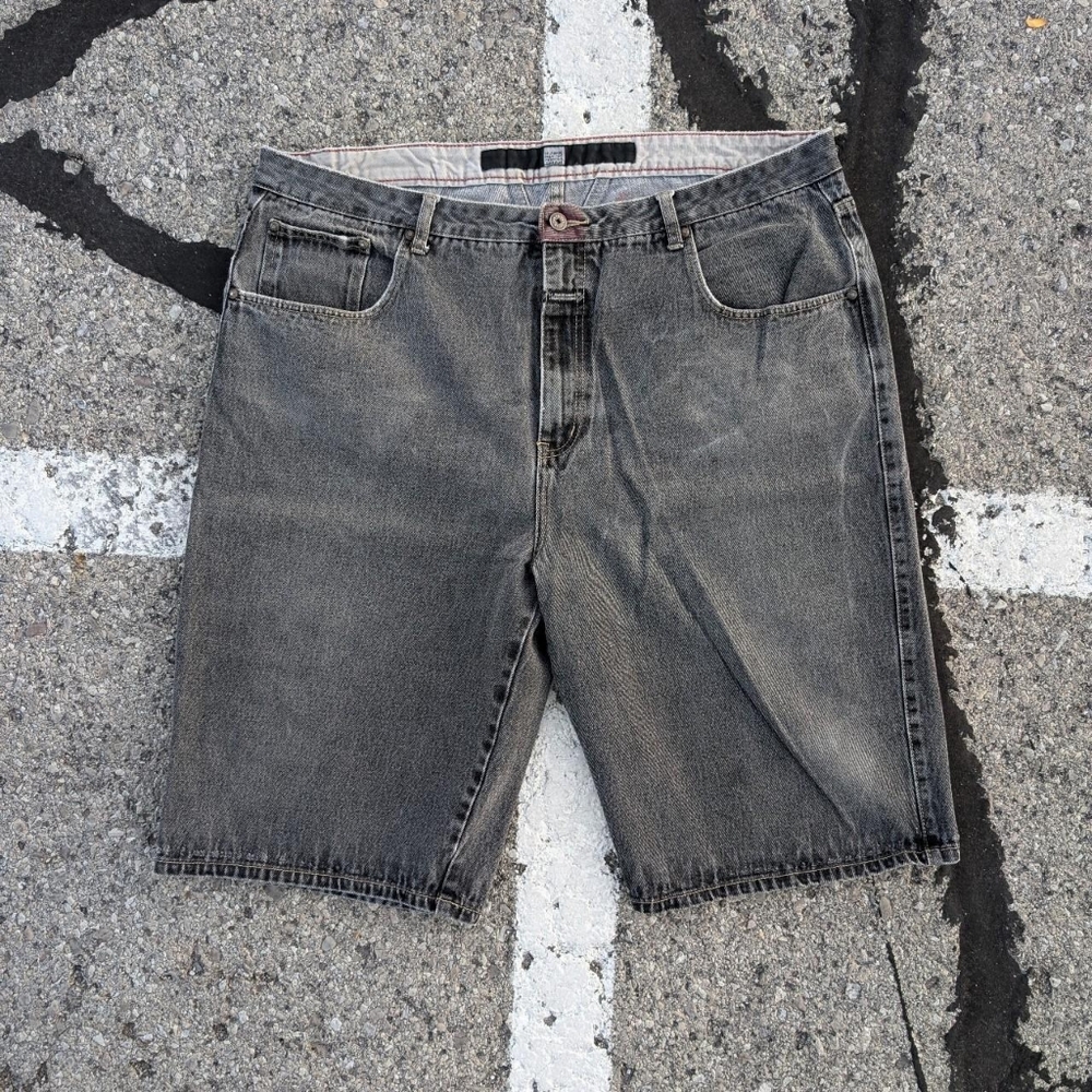 Vintage Marithe Francois Girbaud MFG Denim shorts Sz 42" Grey Jorts Jean Shorts